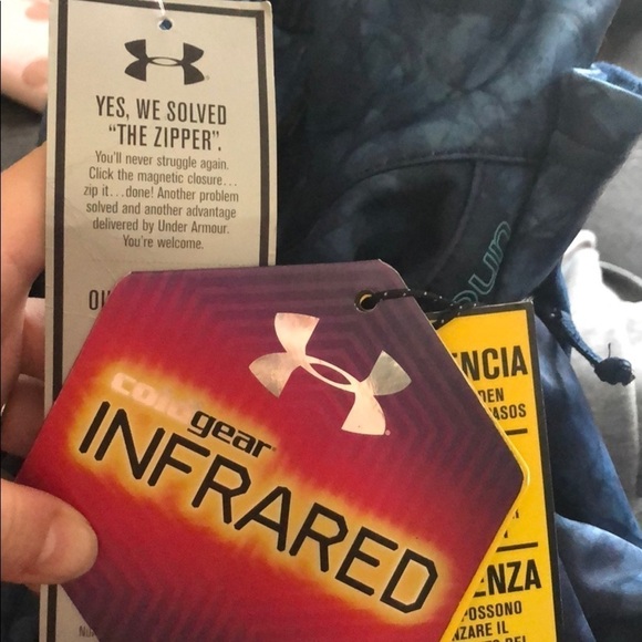 NWT Blue Fleece Lined Under Armour Jacket - Picture 8 of 8